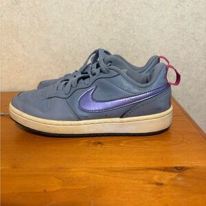 Nike Court Borough Low 2 Women’s Sneakers Ashen Slate Size 4 Youth. See Photos